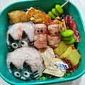 onami。's cooksnap of when they made 簡単キャラおにぎり★クロネコ★ハロウィン.
