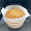 のりっち's cooksnap of when they made ヨーグルト＆米粉　半熟スフレチーズケーキ.