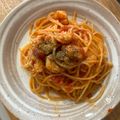 Kalypso9's cooksnap of when they made 海老とニンニクのトマトソースパスタ.