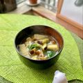 キンプリ's cooksnap of when they made なす小松菜なめこ油揚げの定食屋風味噌汁♡.