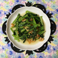 puniＫ's cooksnap of when they made 旦那レシピ③小松菜と干し海老の炒めもの.