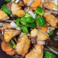 むぎわらねこ's cooksnap of when they made ブリの甘酢炒め♡.