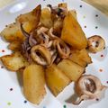 herajika's cooksnap of when they made イカとじゃがいものバター醤油炒め🐾.