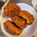ももいろふらみんご's cooksnap of when they made おからのふんわりチキンナゲット.