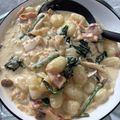 うにのあ1105's cooksnap of when they made 【きのこクリームソース】＊ニョッキ＊.
