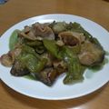 えりこ82☆'s cooksnap of when they made 豚肉と茄子・ピーマンの炒め煮.