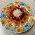 akoママクック's cooksnap of when they made 簡単☆サーモンのカルパッチョ.
