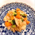 悠LOVE航's cooksnap of when they made ごろごろ野菜と鶏胸肉の味噌照り焼き炒め.