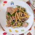 まいちーʕ•ᴥ•ʔ's cooksnap of when they made 分量簡単♪なのに本格的な青椒肉絲.
