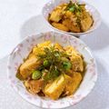 みぽぽ37's cooksnap of when they made 厚揚げ、卵の明太ガリバタ醤油炒め.