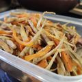 シチューだいすき's cooksnap of when they made ☆豚バラきんぴら☆.