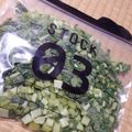 よるおそ's cooksnap of when they made 半干しで♪大根葉の冷凍保存.