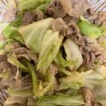 手抜きクック's cooksnap of when they made 豚こま肉とキャベツの醤油こしょう炒め♡.
