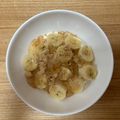 かおり♡♡♡'s cooksnap of when they made 朝食♪バナナヨーグルト＊きなこメープル.