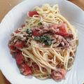 kako_rs's cooksnap of when they made ツナとトマトの和風パスタ.