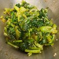 きみらす's cooksnap of when they made サニーレタスの中華風♪ごま和え☆.