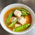 azbjbn's cooksnap of when they made おいし～い♪　絹さやと豆腐の味噌汁.