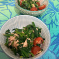 RED☆boots's cooksnap of when they made ほうれん草とシーチキンとトマトのサラダ.