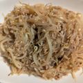 クック8Y79PA's cooksnap of when they made 白菜とひき肉の春雨炒め.