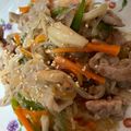 なおすけ151a's cooksnap of when they made 豚こまチャプチェ。かさ増しの定番。.