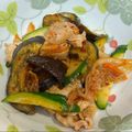 アップイエ's cooksnap of when they made ご飯がすすむ！キュウリとナス入り豚キムチ.