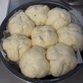 耳丸。's cooksnap of when they made ふわふわ肉まん♪皮の作り方♪薄力粉で♪.