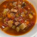 somedayママ's cooksnap of when they made 簡単♡トマトスープ（ミネストローネ）.