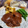 ｸﾏﾘｴ's cooksnap of when they made 肉肉しいハンバーグ♪.