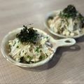 たべものにっき　tabemono's cooksnap of when they made 香味野菜の和風サラダ（梅味ドレ）.