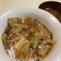 papikun's cooksnap of when they made キャベツ★大量消費★豚ミンチの中華丼.