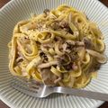 むつさら's cooksnap of when they made 【簡単】全卵でこってりカルボナーラ.