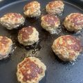 やよい・M's cooksnap of when they made おうち居酒屋〜筍と大葉のつくね串〜.