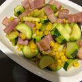 UAママ's cooksnap of when they made 簡単！ズッキーニとベーコンのにんにく炒め.
