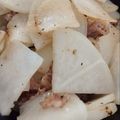 おぉぱ's cooksnap of when they made ＊牛肉と大根のにんにくバター醤油炒め＊.