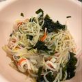 たてえり。's cooksnap of when they made ☆もやし･わかめ･カニかまぼこの酢の物☆.