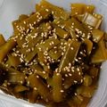 1st dash's cooksnap of when they made 春☆茎わかめの佃煮（甘めゴマ生姜醤油味）.