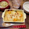 ぽむぽむ★☆'s cooksnap of when they made 簡単☆かぼちゃグラタン.