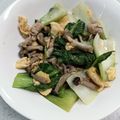 モンチとチム's cooksnap of when they made ＊青梗菜と豚ときのこの卵炒め＊.