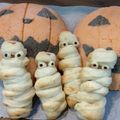 まめたん's cooksnap of when they made ポリ袋deハロウィン★ミイラパン♪.