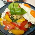 まりりんぺ's cooksnap of when they made ガパオ★鶏挽肉のバジル炒めごはん.