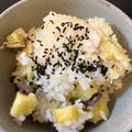takoyuma's cooksnap of when they made さつまいもごはん♡*.