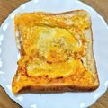 ＊なぁ＊'s cooksnap of when they made フライパンで卵チートースト.