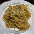 れれれちゃん's cooksnap of when they made フライパンひとつで☆カルボナーラ.