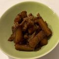 笑顔ちゃんの娘's cooksnap of when they made 豚バラ肉とごぼうのコッテリ時雨煮　圧力鍋.