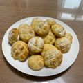 neichin's cooksnap of when they made HMで簡単♪メロンパンみたいなクッキー.