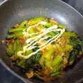 O's cooksnap of when they made ＊子どももペロリ＊小松菜とツナの卵炒め♪.