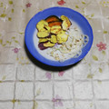 くネコまろす's cooksnap of when they made レンジで簡単♡揚げない野菜チップス.