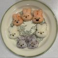 たべものにっき　tabemono's cooksnap of when they made 簡単 幼稚園 おにぎり うさぎさん.