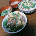 よちりん's cooksnap of when they made 菜の花と甘辛そぼろの彩り混ぜご飯.