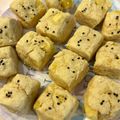 mikan＋'s cooksnap of when they made ホケミで簡単☆お豆腐のさつま芋スコーン。.